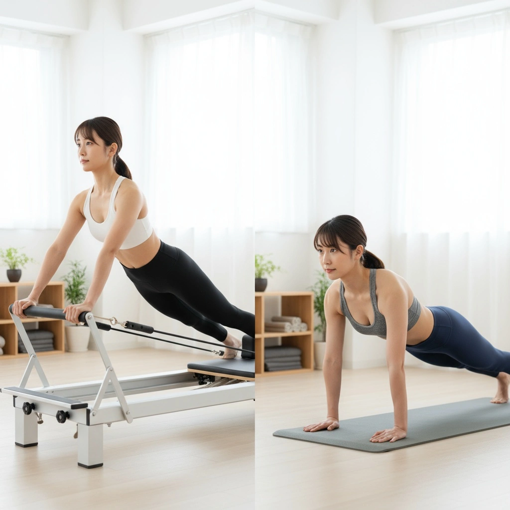 マシンピラティスとマットピラティス:効果実感までの違いとは?