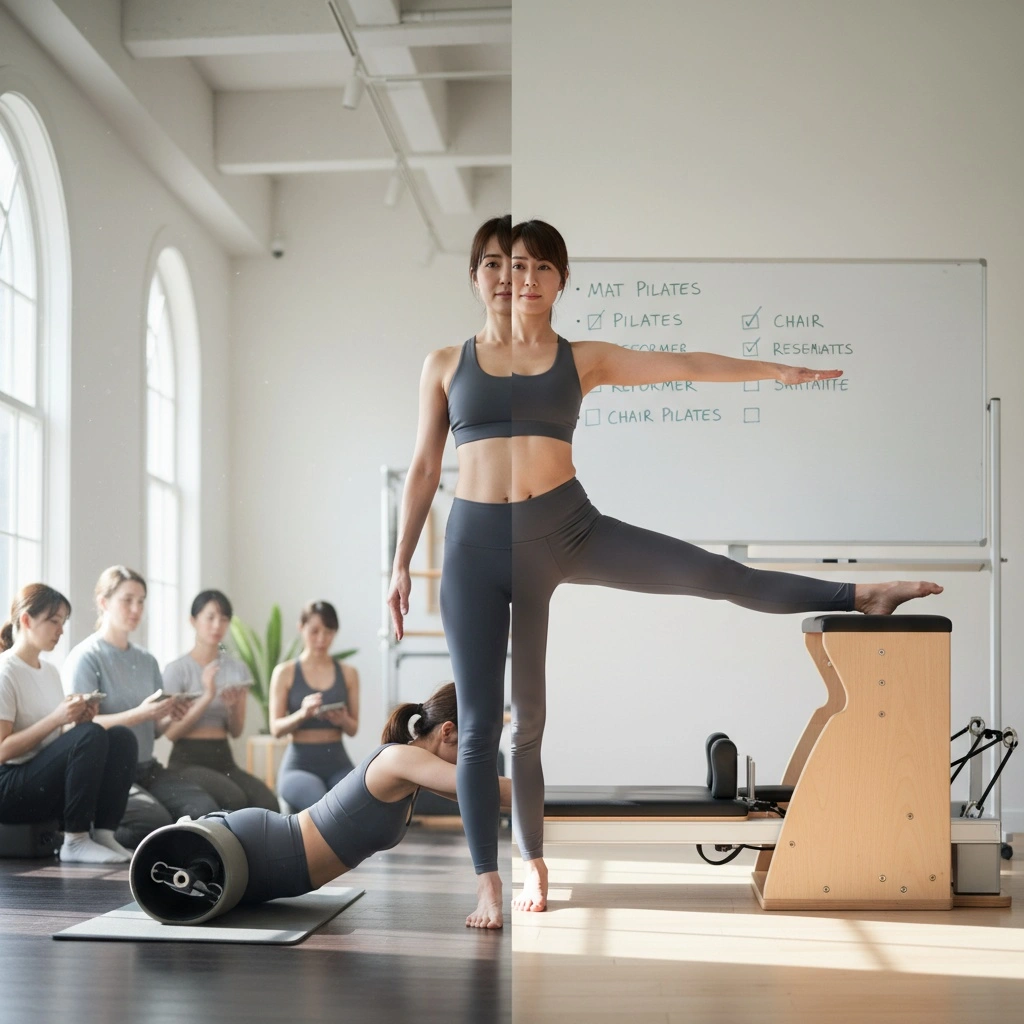 ピラティスワークアウトの種類とスタジオ選びのヒント