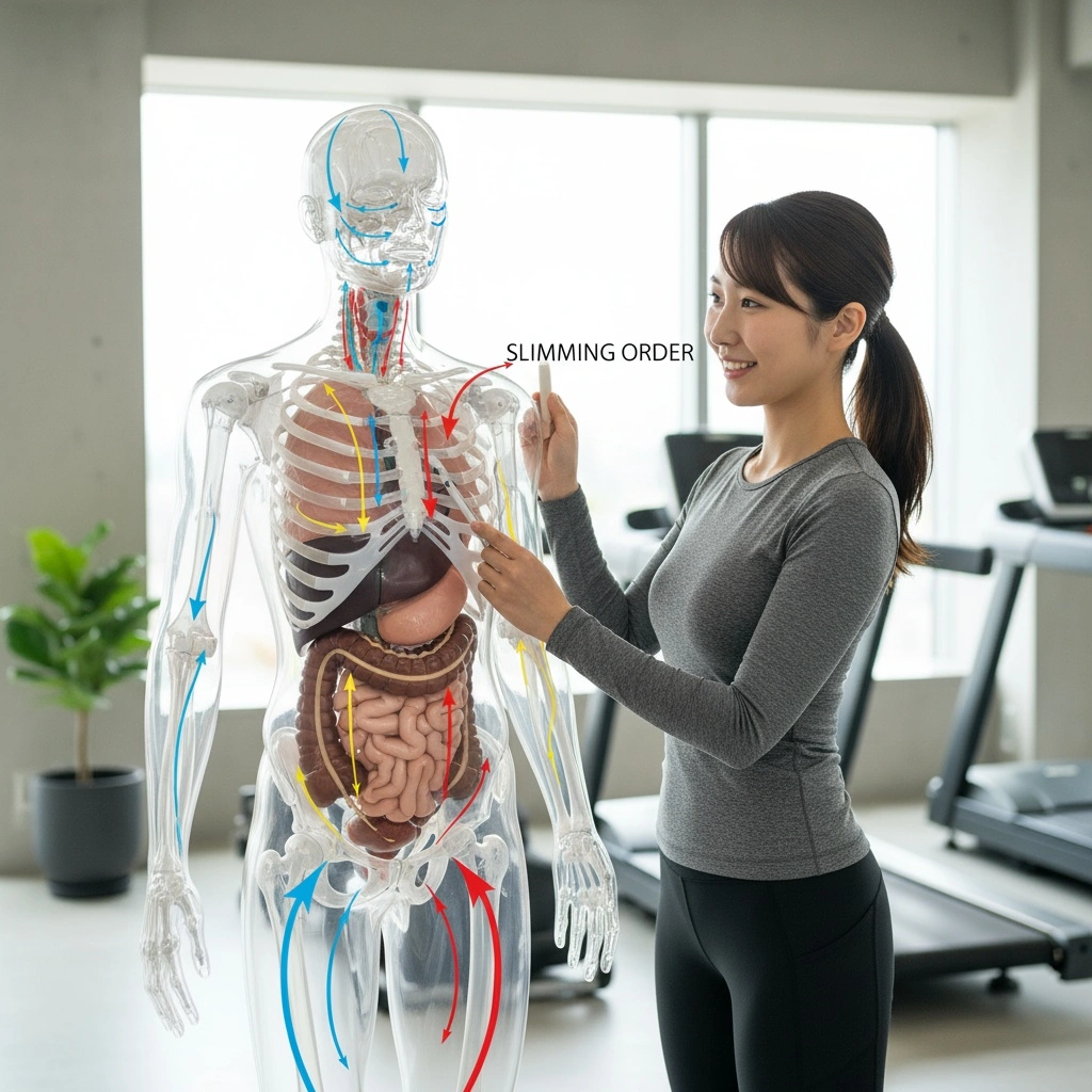 ダイエットで痩せる順番の基本とは?脂肪が落ちていくメカニズムを解説