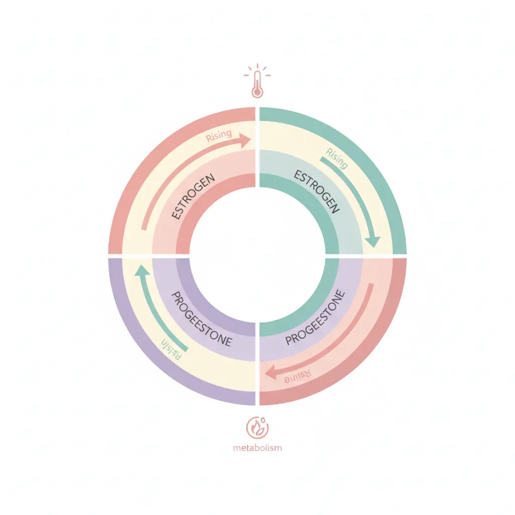 生理周期とホルモンバランスから見る痩せやすい時期