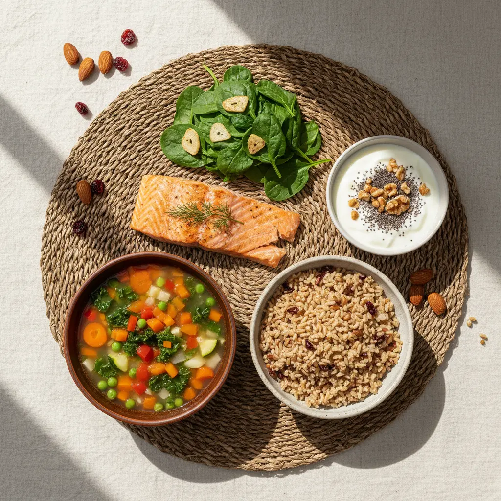 生理中のダイエットを支える食事バランスと栄養対策