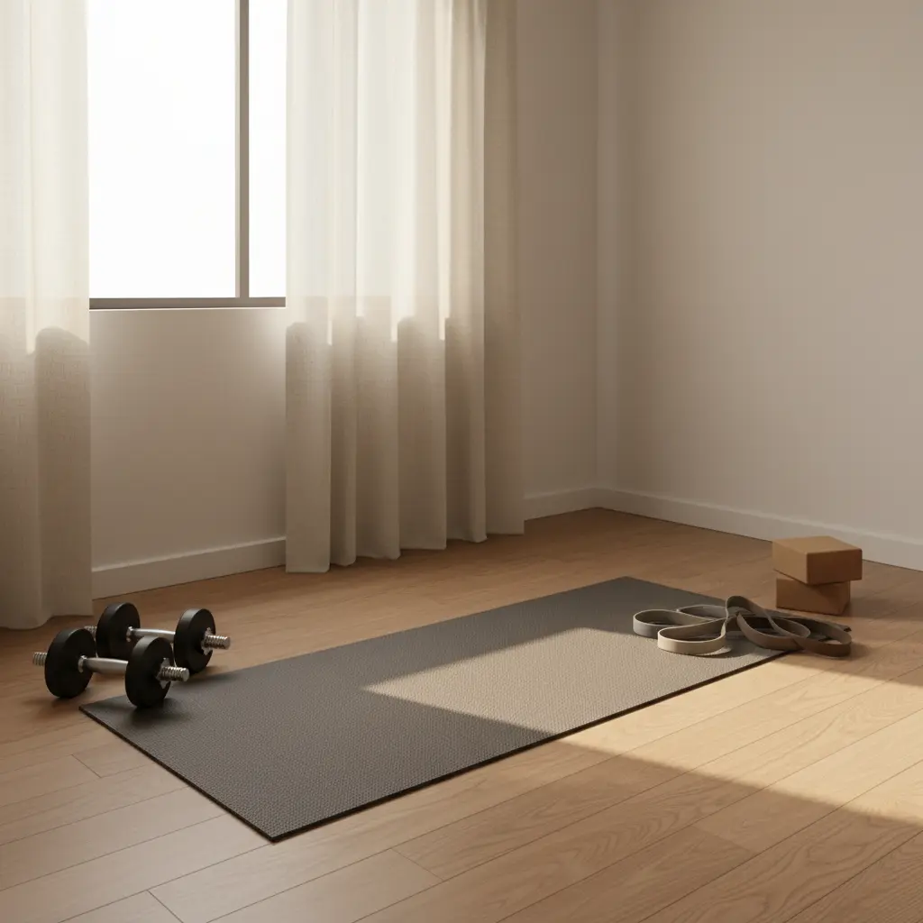 自宅でできるダイエット運動:省スペースで続けられる筋トレメニュー