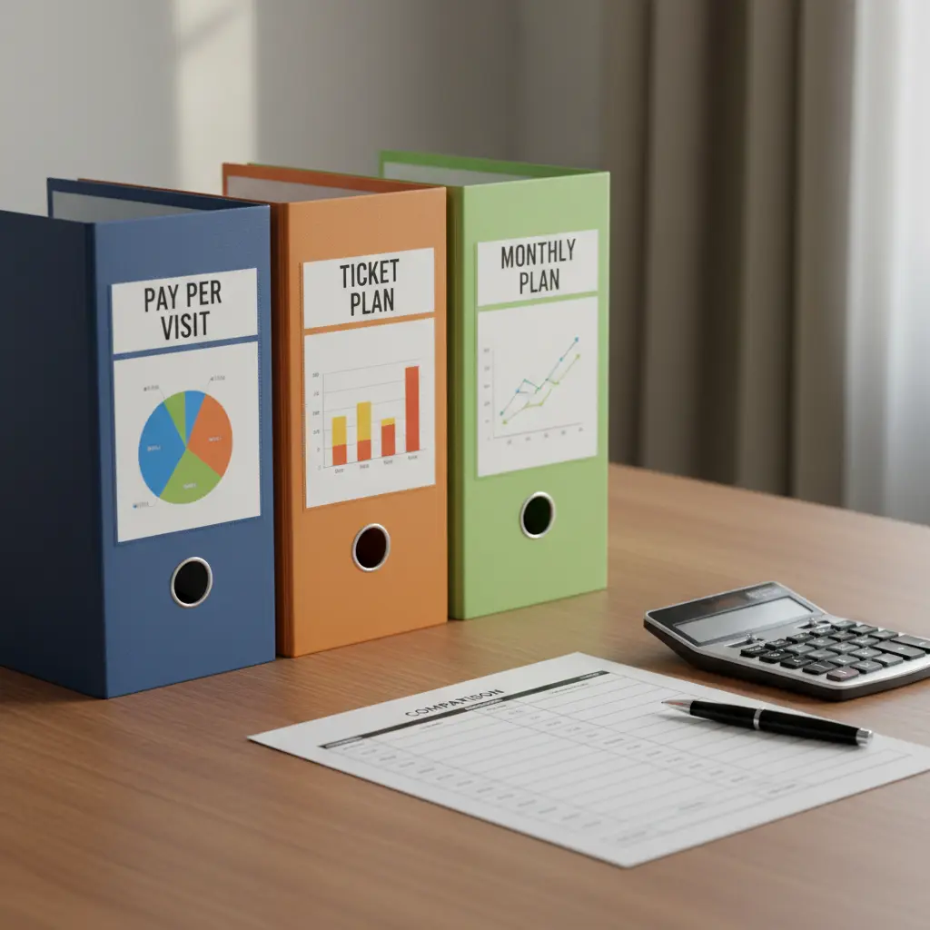 支払い方法によるピラティス料金の違い(都度払い・回数券・月額制)