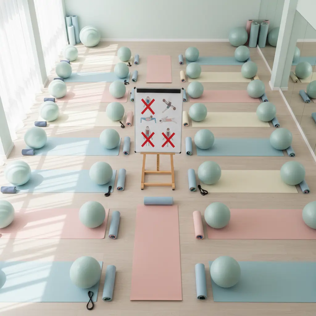 妊娠中ピラティスの禁忌と注意事項|避けるべき動きリスト