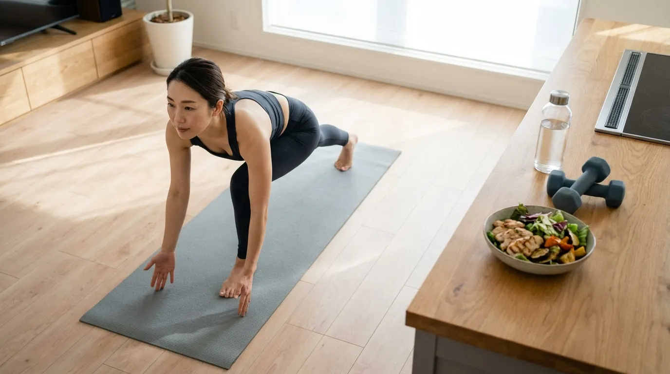 生活習慣・食事・有酸素運動を組み合わせてピラティス効果を高める方法