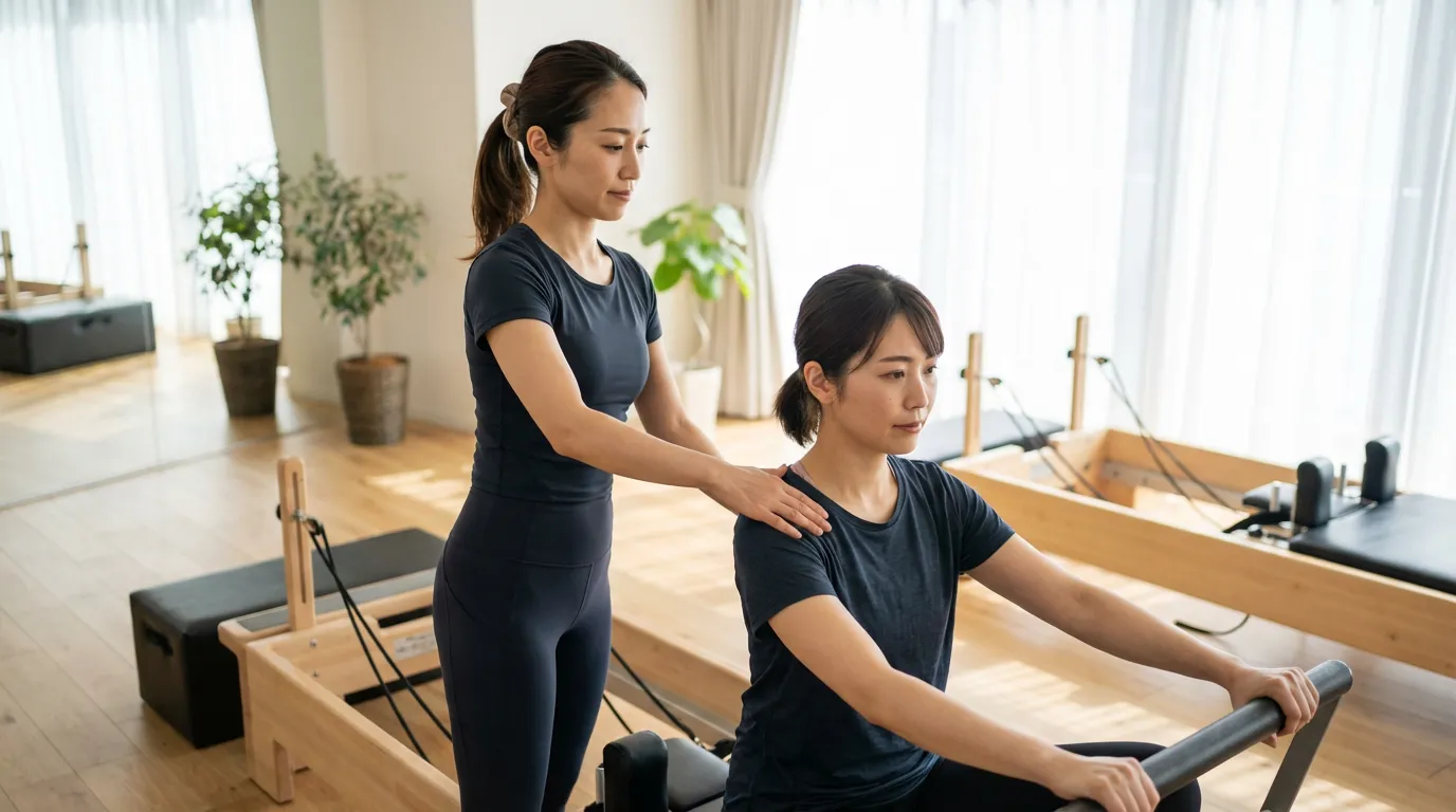 マシン ピラティス パーソナルのインストラクター選びと安全性